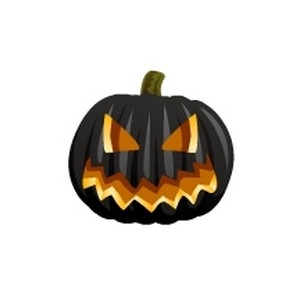 Angry Black Pumpkin